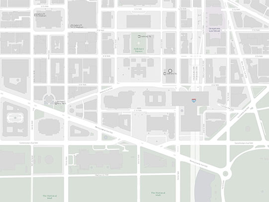 Map of the District of Columbia.